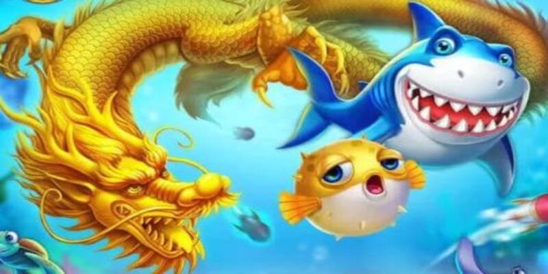 Bắn cá rồng vàng có giao diện đại dương rực rỡ