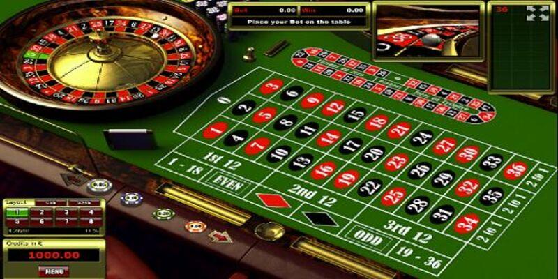 Roulette châu âu có thiết kế vòng quay tiêu chuẩn